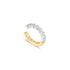 Two-Tone Bezel Ear Cuff